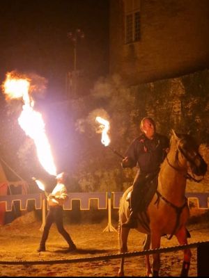Château de Duras - spectacle feu équestre 2025